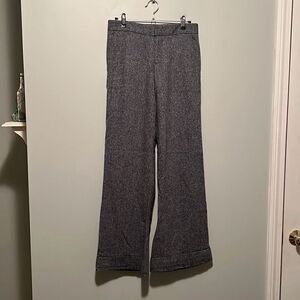 Chaiken Profile Women's Gray Wool Blend Flare Pants